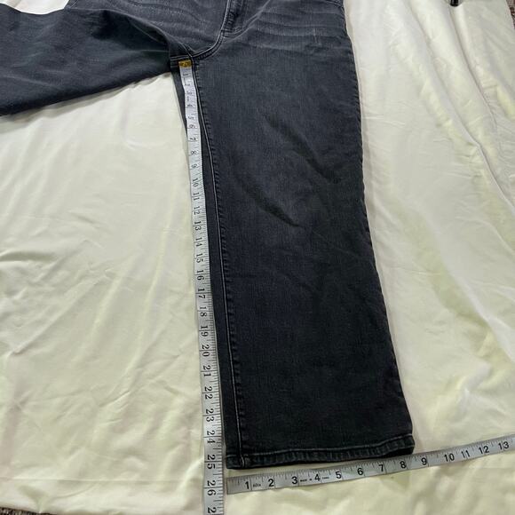 Talbots Black High Rise Straight Crop Jeans Plus Sz 16 - Picture 10 of 10